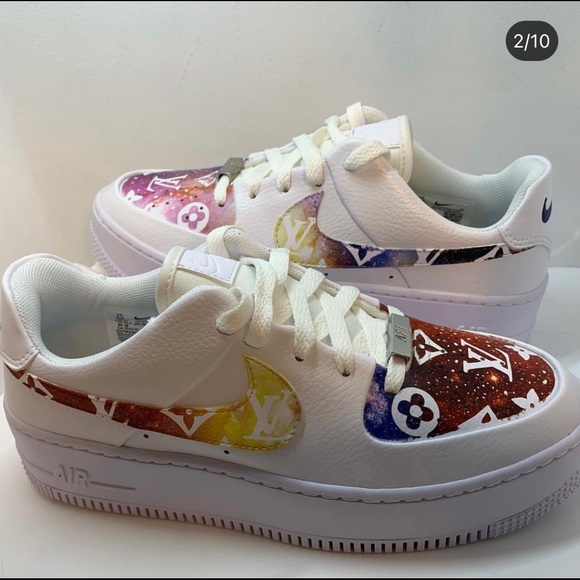 Nike AF 1 Sage “Louis Vuitton Galaxy” - Picture 2 of 10